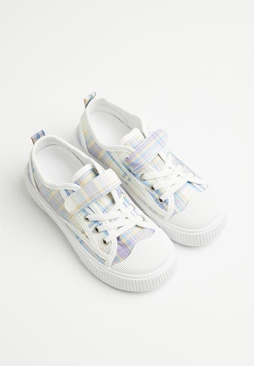 Pop Candy - Girls check sneaker - multi