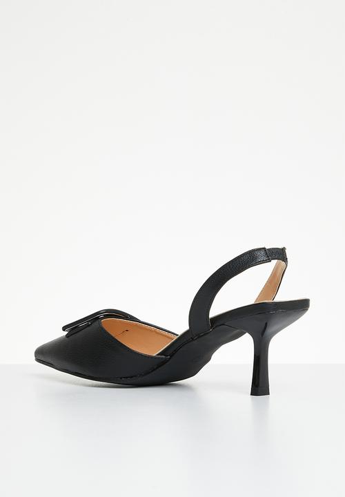 Superbalist - Marlie slingback stiletto heel - black