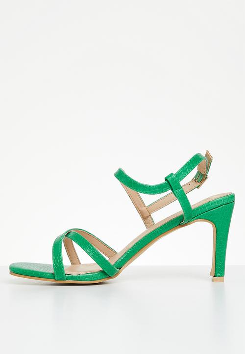 Superbalist - Sanaa slingback block heel - green