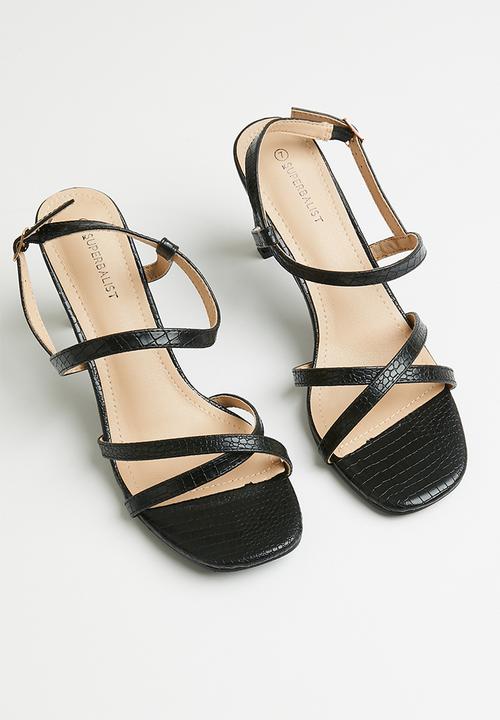 Superbalist - Sanaa slingback block heel - black