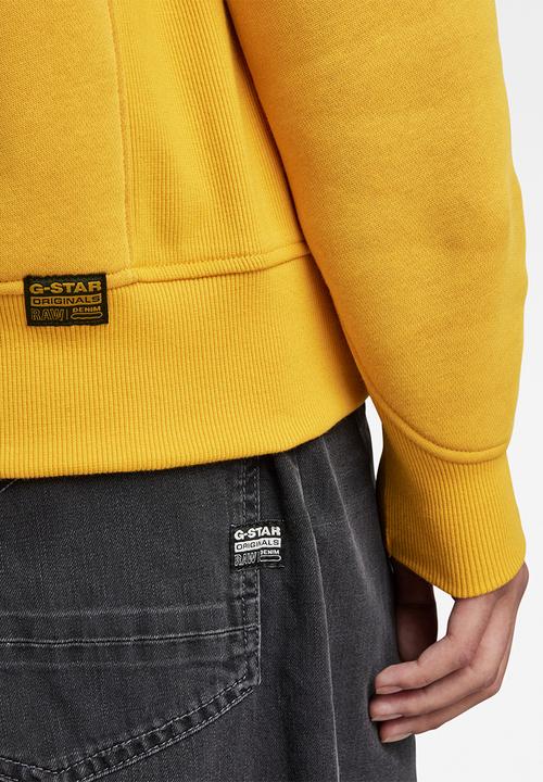 G-STAR - Premium core 2.0 r sweats - dull yellow