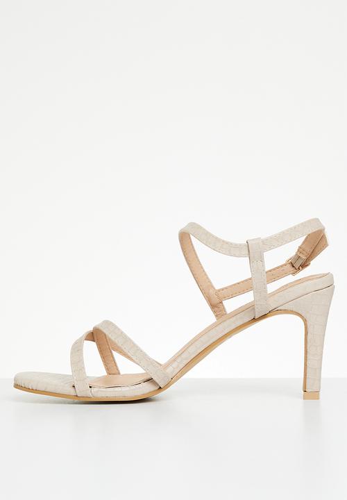 Superbalist - Sanaa slingback block heel - ecru