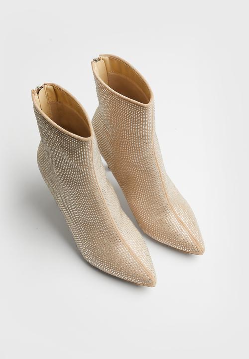 Madison® - Bling stiletto boot - neutral & silver