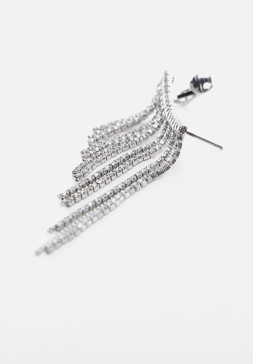 MANGO - Earrings nala - silver