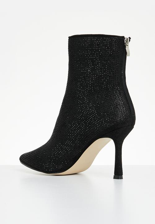 Madison® - Bling stiletto boot - black