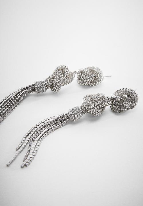 MANGO - Earrings nicole - silver 
