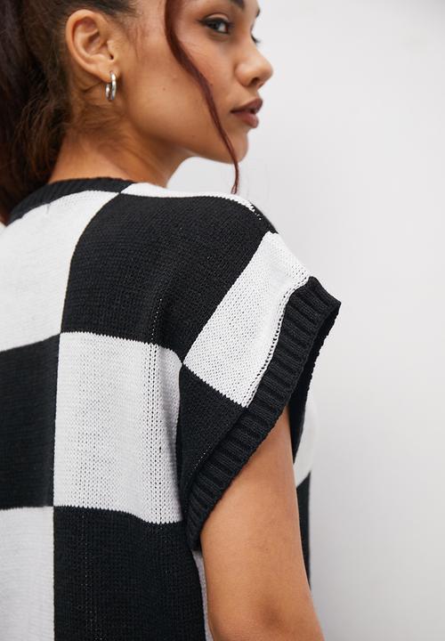 Blake - Graphic singlet - black & white