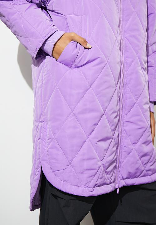 Superbalist - Quilted puffer coat - purple