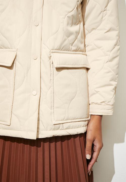 Superbalist - Quilted overshirt - sand