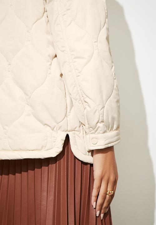 Superbalist - Quilted overshirt - sand