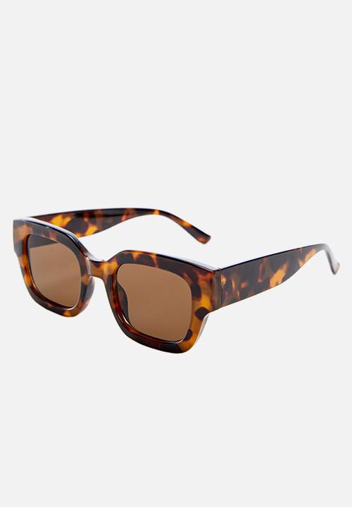 MANGO - Acetate frame sunglasses - chocolate