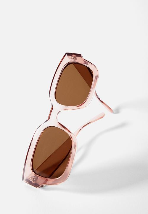 MANGO - Acetate frame sunglasses - pink