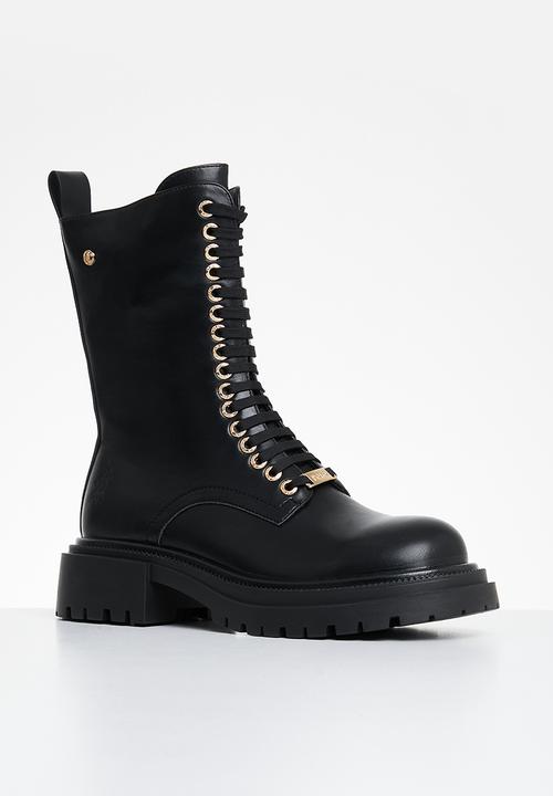 POLO - Lace up boot - black