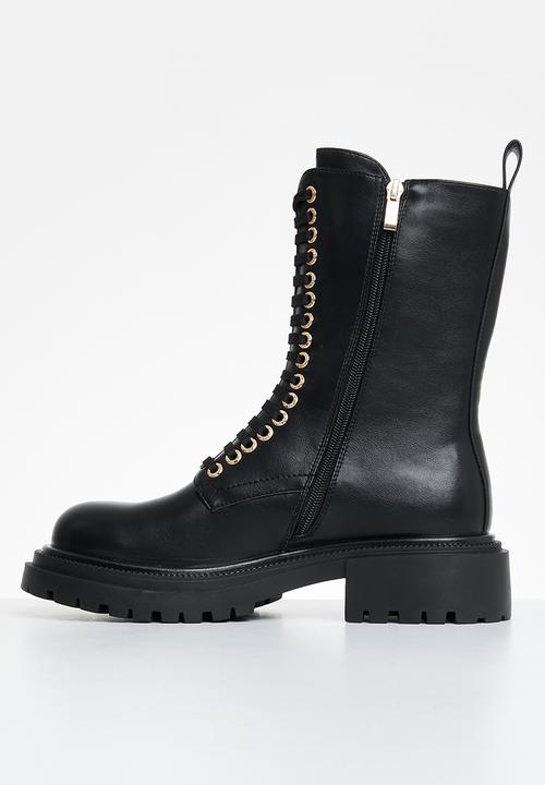 POLO - Lace up boot - black
