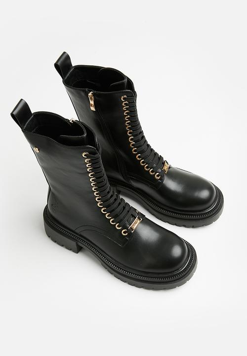 POLO - Lace up boot - black