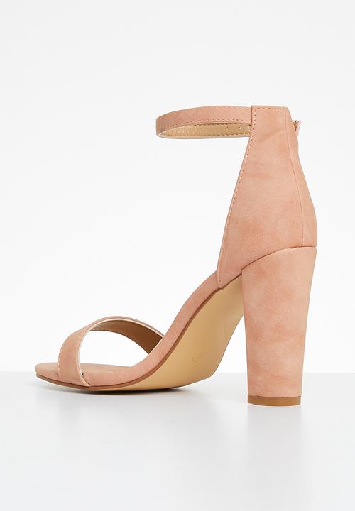 Superbalist - Esme anklestrap block heel - blush