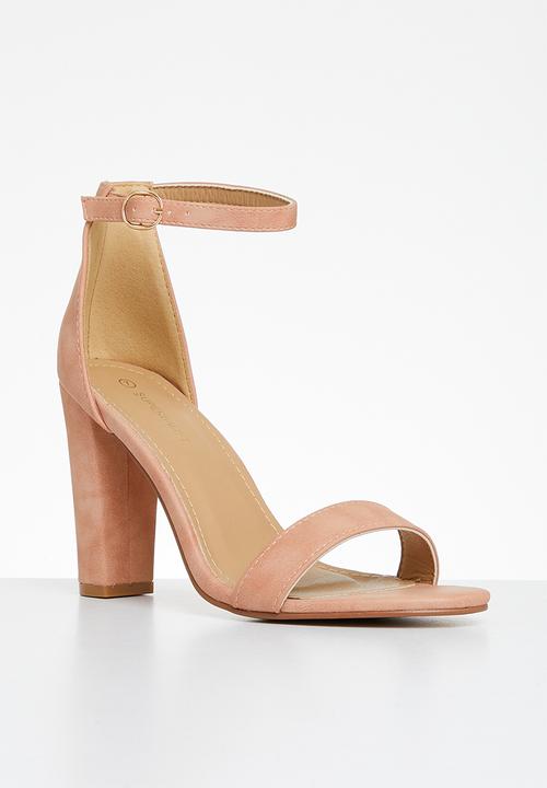 Superbalist - Esme anklestrap block heel - blush