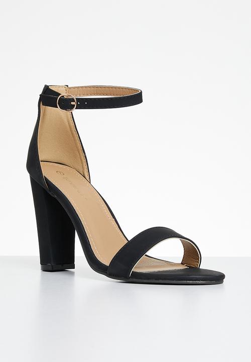 Superbalist - Esme anklestrap block heel - black