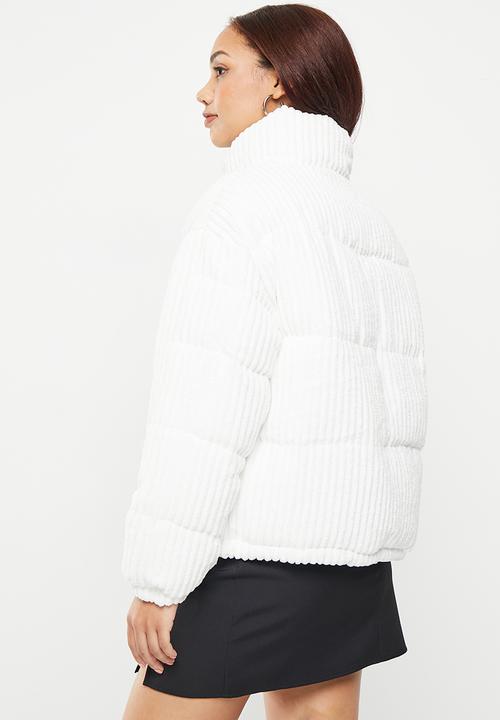 dailyfriday - Corduroy puffer - white