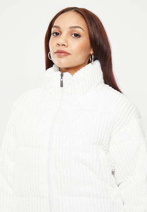 dailyfriday - Corduroy puffer - white