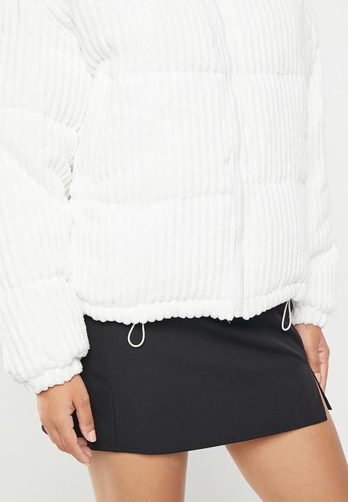 dailyfriday - Corduroy puffer - white