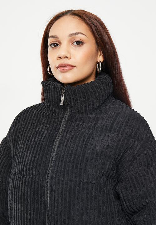 dailyfriday - Corduroy puffer - black