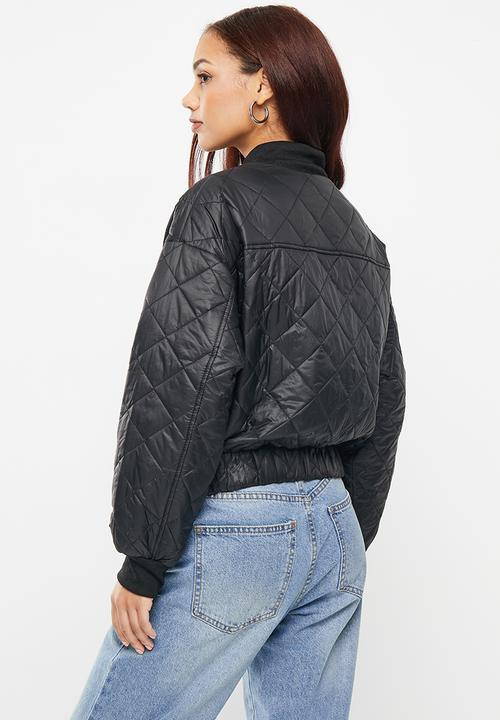 dailyfriday - Qulited bomber - black