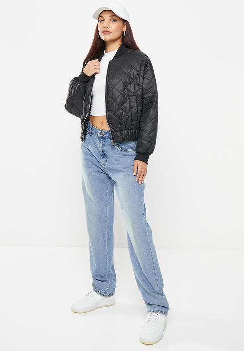 dailyfriday - Qulited bomber - black