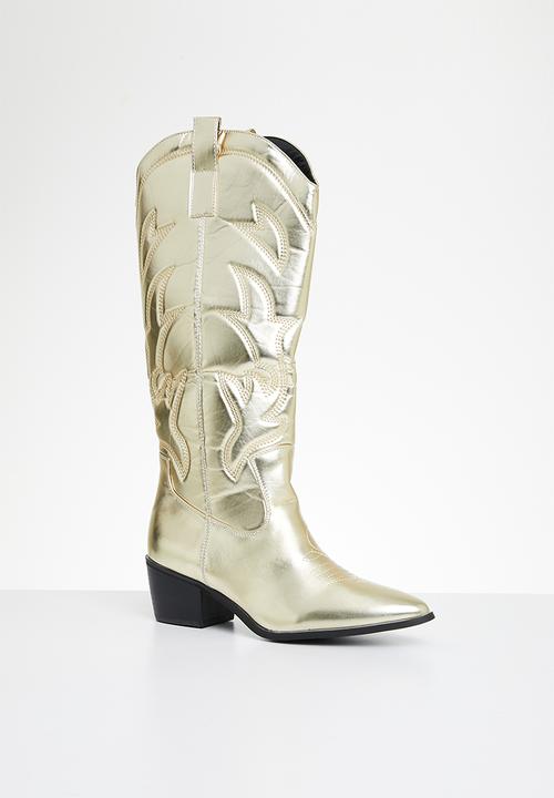 Superbalist - Zora cowboy boot - gold