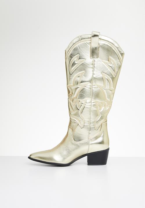 Superbalist - Zora cowboy boot - gold