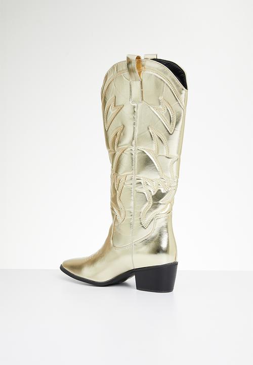 Superbalist - Zora cowboy boot - gold