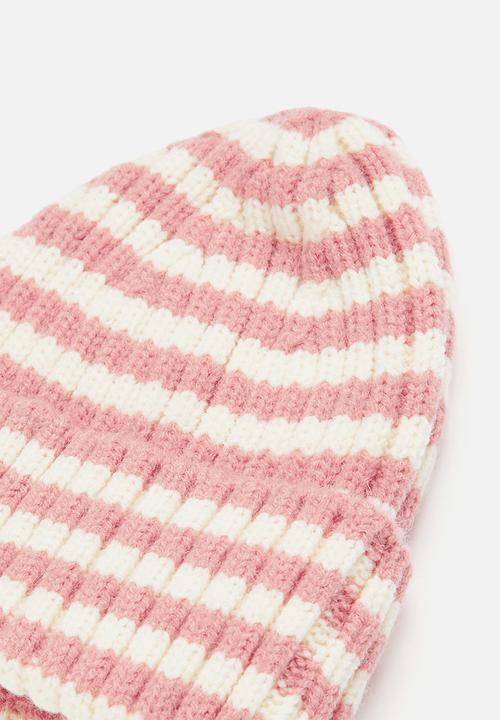 Pop Candy - Stripe beanie - pink