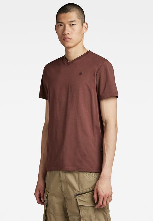G-STAR - Base-s v t short sleeve - brown stone