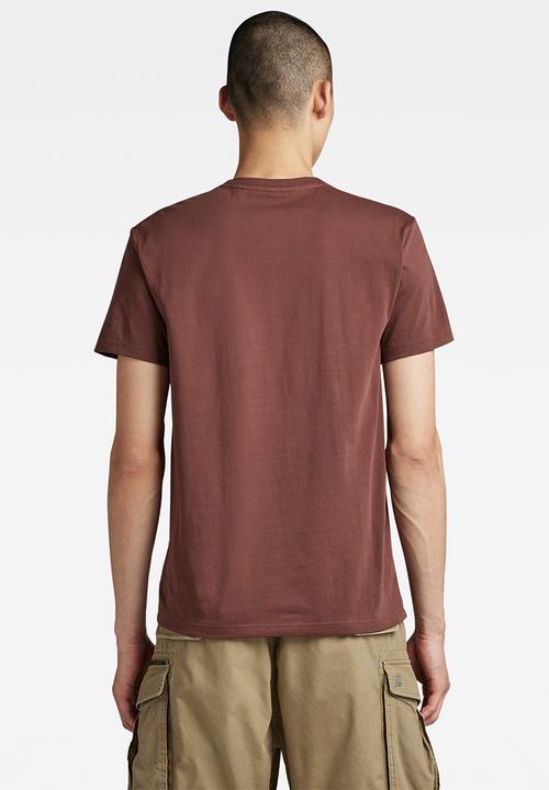 G-STAR - Base-s v t short sleeve - brown stone