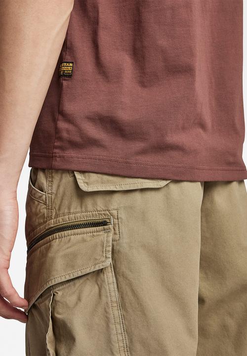 G-STAR - Base-s v t short sleeve - brown stone