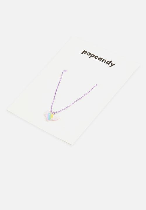 Pop Candy - Heart necklace - purple
