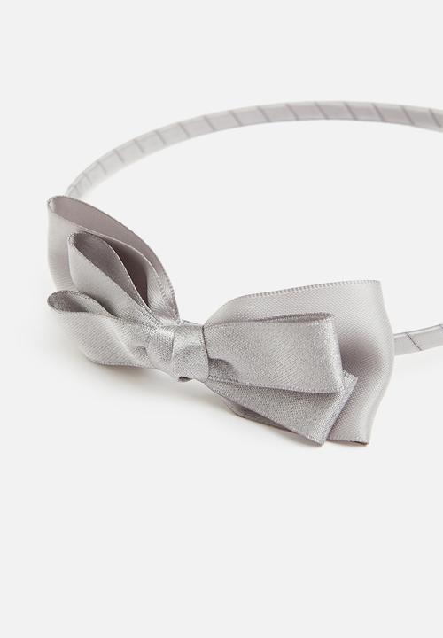 Pop Candy - 3 pack alice bands - grey & pink