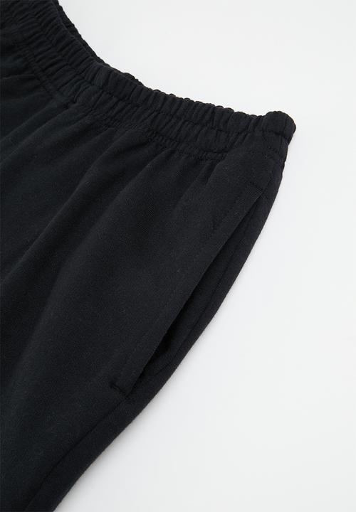 Superbalist - Wide leg jogger & sweat top set - black