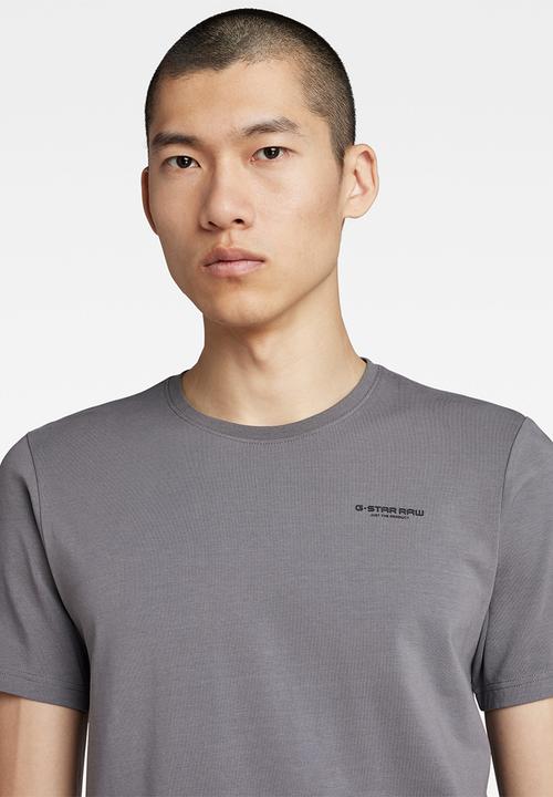 G-STAR - Slim base r t short sleeve - granite