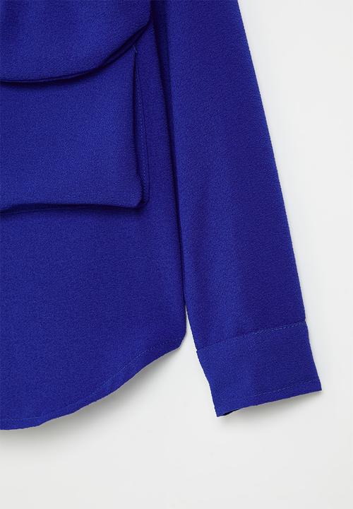 Pop Candy - Girls shacket - blue