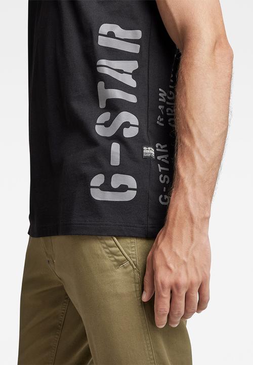 G-STAR - Side stencil r t - dk black