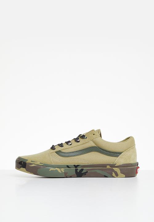 Vans - Jn old skool - camo sidewall cornstalk