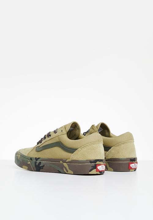 Vans - Jn old skool - camo sidewall cornstalk