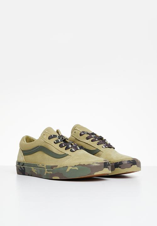 Vans - Jn old skool - camo sidewall cornstalk