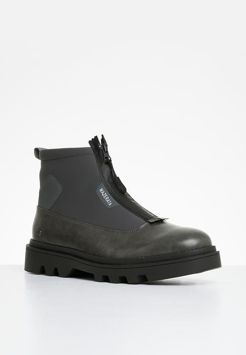 MAZERATA - Vinchey 9 leather lycra - grey