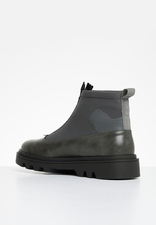 MAZERATA - Vinchey 9 leather lycra - grey