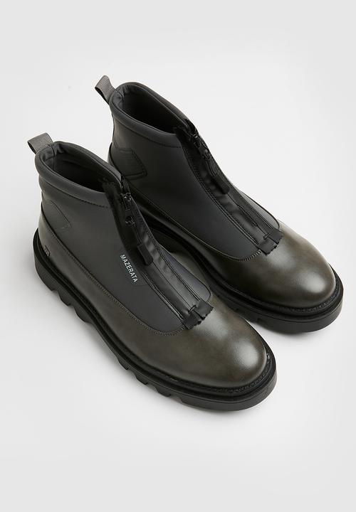 MAZERATA - Vinchey 9 leather lycra - grey