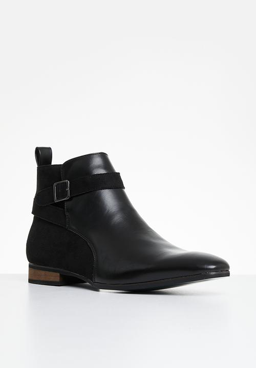 MAZERATA - Magio 84 leather suede - black