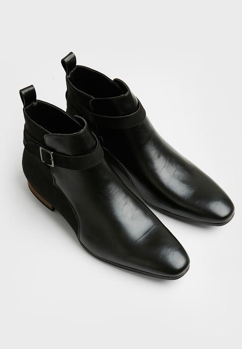 MAZERATA - Magio 84 leather suede - black
