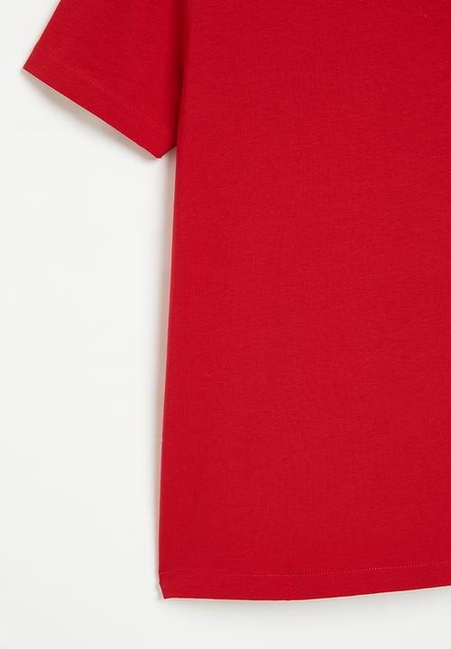 POLO - Girls kelly short sleeve tee - red